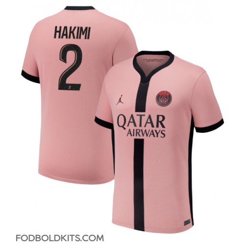 Paris Saint-Germain Achraf Hakimi #2 Tredjetrøje 2024-25 Kortærmet